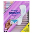 thumbnail image 3 of Always Pocket FlexFoam Pads for Women, Size 1, Regular Pad with Wings, Unscented, 12 Count, 3 of 20