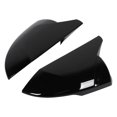thumbnail image 2 of Couvercle de Rétroviseur Latéral, Miroir de Porte 2 Pcs pour Auto Noir, 2 of 8