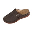 thumbnail image 1 of Sabots pour Femmes Mules à Enfiler Bout Fermé Sabot Boucle Décor Ajouré Respirant Confortable Mule Compensée Café, 1 of 9