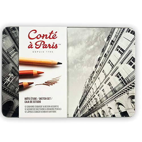 Conté à Paris The Sketch Set with Assorted Sketching Pencils