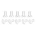 thumbnail image 1 of Unique Bargains M5x10mm Plastic Phillips Machine Screws, PC Flat Head Machine Bolts 25 Pack, 1 of 4