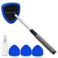 thumbnail image 1 of Windshield Cleaning Tool,Car Window Cleaner Windshield Cleaner with 4 Microfiber Pads and Extendable Handl,Auto Inside Glass Wiper Kit,Car Interior Cleaning Brush Kit for Car Detailing,Windshield, 1 of 7