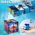 thumbnail image 4 of Bruce&Shark Ocean-Themed Transformable Star Cube, 2-in-1 Fidget & Brain Teaser Toy for Kids & Adults, 4 of 12