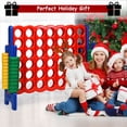 thumbnail image 3 of Costway Jumbo 4-to-Score 4 in A Row Giant Game Set Kids Adults Family Fun, 3 of 10
