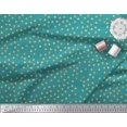 thumbnail image 2 of Soimoi Green Poly Georgette Fabric Polka Dots Print Fabric by the Yard 52 Inch Wide, 2 of 3