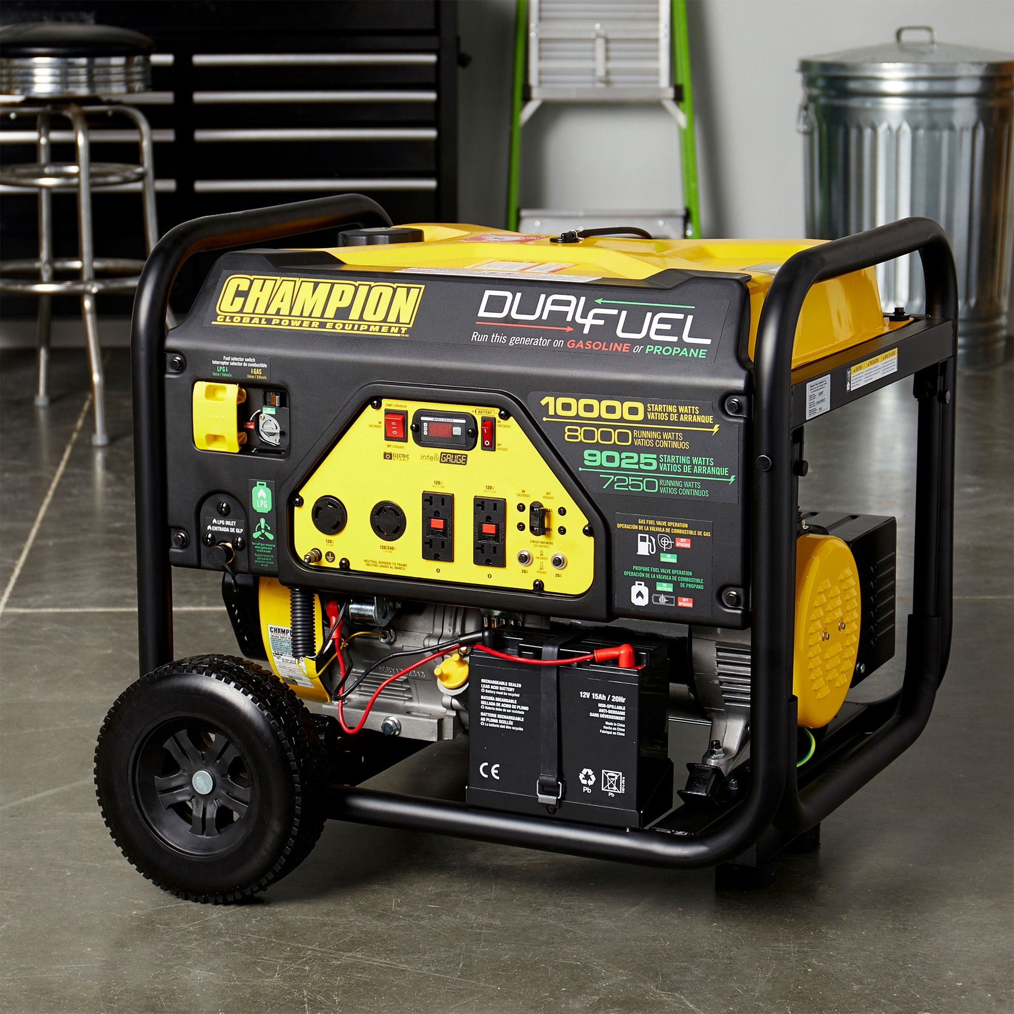 Champion 8000 Watt Portable Quiet Electric Start RV Ready Dual
