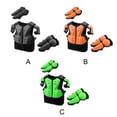 thumbnail image 4 of Baohd Armures Intégrales Combinaison de Motocross Garde Équipement Moto hors Route Ski Poitrine Colonne Vertébrale Coudière Protège-Veste pour Garçons Filles Noir, 4 of 9