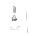 thumbnail image 3 of KLKCMS Trousse de Buse d'Aérographe Finition Fine pour Accessoires de Pulvérisateur d'Aérographe 0,5 mm, 3 of 9
