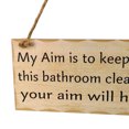 thumbnail image 5 of TIMIFIS Bathroom Decor Funny Bathroom Wall Decor Sign, Farmhouse Rustic Bathroom Decorations Wall Art Sign Wash Dry Fold Repeat Wall Decor Prints Laundry Room Decor Sign Fall Decorations For Home, 5 of 5