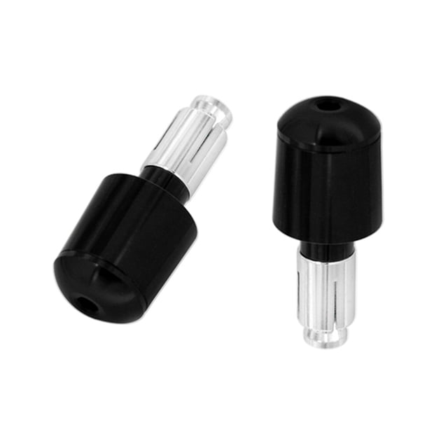 mmirethe 2pack/lot Motorcycle Grips Handle Bar Grips Easy Installation For Enhanced black 2Set