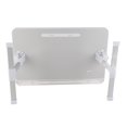 thumbnail image 1 of Portable Laptop Bed Table with Foldable Legs Aluminum Alloy, Rotating Desktop, Large Space, Minimalist Design for Writing Working Reading Eating, 1 of 7