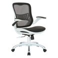thumbnail image 1 of Chaise de Bureau Riley en Tissu Maillé Noir, 1 of 7