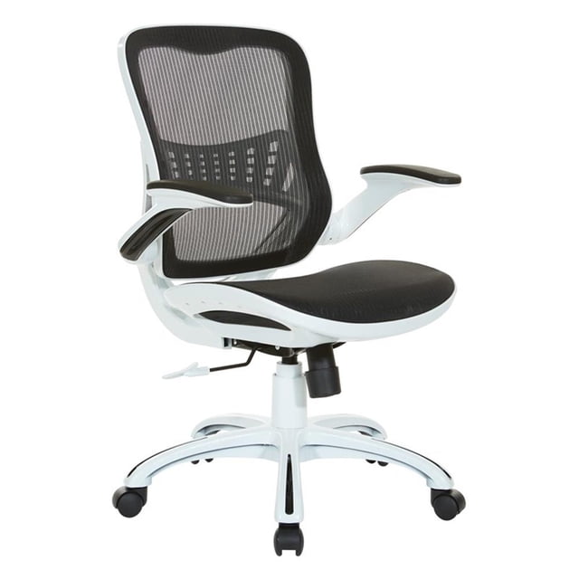 Chaise de Bureau Riley en Tissu Maillé Noir