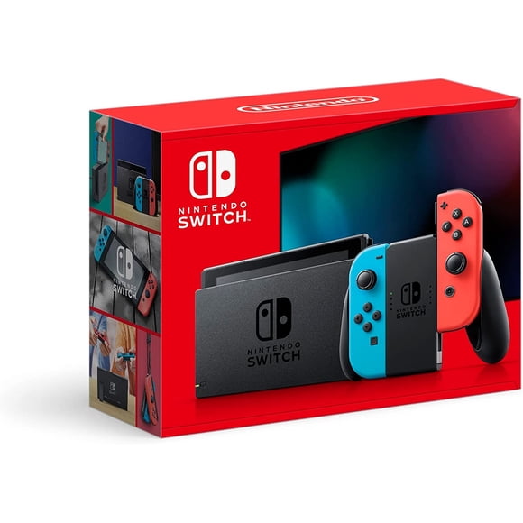 Restored Nintendo Switch™ with Neon Blue and Neon Red Joy‑Con™ (Refurbished)