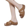 thumbnail image 2 of RKSTN Pantoufles pour Femmes Pantoufles d'Été à la Mode Sandales à Talon Compensé à Fleurs Chaussures Décontractées, Pantoufles pour Femmes Intérieur Extérieur, 2 of 4