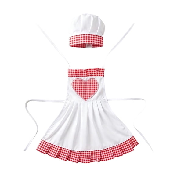 Aqestyerly Porch Goose Chef Clothing Set,Fits 23" Lawn Goose,Garden Art Deco Costume