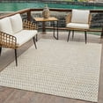 thumbnail image 2 of Rug Branch Maise Abstract Indoor Outdoor Area Rug, Cream Beige, Modern - Entryway, Hallway, Bathroom, and Kitchen, 2 of 9