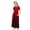 Red, variant on LOVZFMLL Toddler Kids Cute Sparkling Print Short Sleeve Stretchy Pocket Dress A Line Long Dress