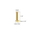 thumbnail image 2 of Unique Bargains Brass Hex Bolts, 1/4-20x1-1/4' 5 Pack Fully Thread Grade 4.8 Machine Screws, 2 of 4