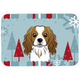 thumbnail image 1 of Winter Holiday Cavalier Spaniel Kitchen & Bath Mat, 20 x 30, 1 of 1