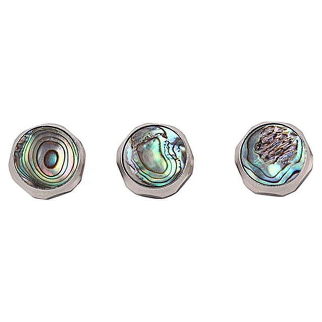 ZheElen 3pcs Trompette Bouton Remplacement Modifié Accessoires Réparation Composant Petit Métal Doigts Touches Laiton Instrument Composant Type 2 1Set