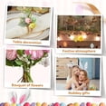 thumbnail image 4 of Binwennn Event Chairs Bulk First Party Decorations Event Tent Easter Napkin Rings Bunny Napkin Rings Set Of 5 Egg Napkin Holders Rings For Party Banquet Dinning Table Decoration, 4 of 4
