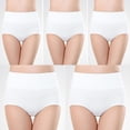 thumbnail image 1 of Soki Womens Underwear 6PC Cotton High Rise Briefs on Clearance, 1 of 5