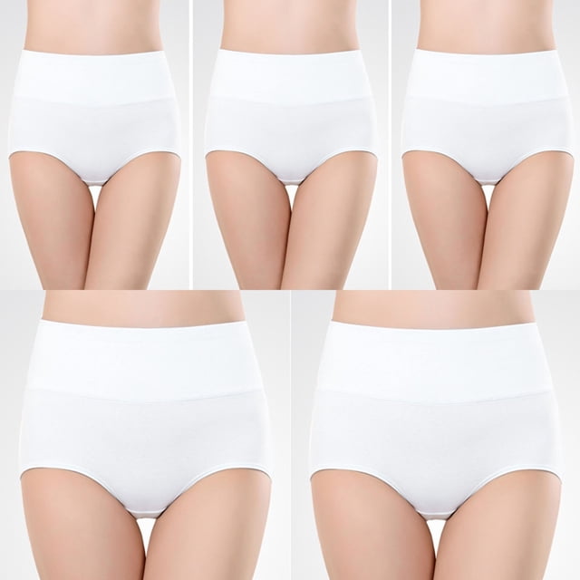 Soki Womens Underwear 6PC Cotton High Rise Briefs on Clearance