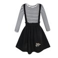 thumbnail image 1 of 2 Pieces Set Girls Dress T-shirt Suspender Skirt School Uniform 4 Years, 1 of 6