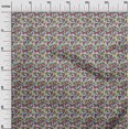 thumbnail image 2 of oneOone Silk Tabby Fabric Leaves & Floral Block Print Sewing Fabric BTY 42 Inch Wide, 2 of 4