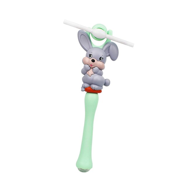GUOOL LED Windmill Rotating Toy Glowing Sensory Toy Light up Windmill Lighting Toy for Rabbit