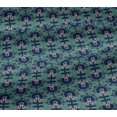 thumbnail image 5 of oneOone Viscose Jersey Fabric Leaves & Floral Block Decor Fabric Printed BTY 60 Inch Wide, 5 of 5