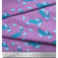 thumbnail image 2 of Soimoi Poly Georgette Fabric Fishing Hook,Fish & Whale Ocean Fabric Prints by Yard 42 Inch Wide, 2 of 3