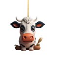 thumbnail image 1 of Meitianfacai Cute Cow Car Pendant Home Tree Decoration, Christmas Tree Ornament, Home Decor 1PC, 1 of 1