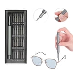 24 Dans 1 Kit d'outils de réparation ménager, pilote de précision magnétique pour l'entretien électronique avec boîtier de rangement