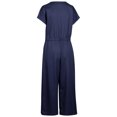 thumbnail image 2 of Trespass Womens Cropped Wide Leg Jumpsuit Button Front 2 Side Pockets Brittany, 2 of 2