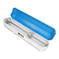 thumbnail image 1 of Refillable Plastic Wrap Dispenser with Slide Cutter, Tin Aluminum Foil Dispenser with Cutter, Plastic Wrap Dispenser with Cutter, Restaurant Kitchen Foodservice Wrap Dispenser, 1 of 8