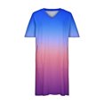 thumbnail image 4 of LSLJS Robe Grande Taille pour Femmes Col en V Robes d'Été Décontractées avec Poches Manches Courtes, 4 of 5