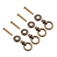 thumbnail image 3 of Pull Ring Cabinet Pull Door Pull 4pcs/pack Mini Simple Vintage Pull Rings Cosmetic Case Jewelry Box Attachment Handle Bronze, 3 of 8