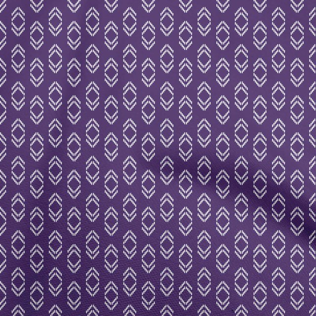 oneOone Silk Tabby Purple Fabric Asian Ikat Sewing Craft Projects Fabric Prints By Yard 42 Inch Wide