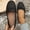 Black, variant on Gspmoly Wide Flats for Women, Fashion Women Casual Round Head Comfy Sandals Casual Sandals Shoes Flat Shoes for Women Dressy Work Black 39