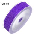 thumbnail image 3 of Unique Bargains 2 Pack Twisted Nylon Twine Thread Beading Cord 1.5mm 20M/65 Feet Extra Strong Braided Nylon String, Purple, 3 of 6