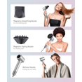thumbnail image 4 of Hair Dryer - 150000 RPM High-Speed Brushless Motor Negative Ionic Blow Dryer for Fast Drying, Low Noise Thermo-Control Hair Dryer with Diffuser and Nozzle, Silvery, 4 of 4