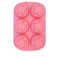 thumbnail image 4 of Oleegame 2PC Cookie Mold Craft Cake Fondant Silicone Tools Candy Sugar Tools Cake 1PC Cake Mould Pink, 4 of 8