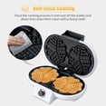 thumbnail image 3 of Amdohai 1000W Waffle Maker with Non-Stick Plate Double Heart Waffle Iron Stainless Steel Housing Waffle Iron Machine for Home Breakfast, 3 of 8