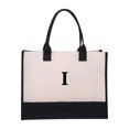 thumbnail image 1 of Canvas Beach Bag With Adjustable Crossbody Strap And Matching Makeup Bag For Women Birthday Gift, 1 of 1