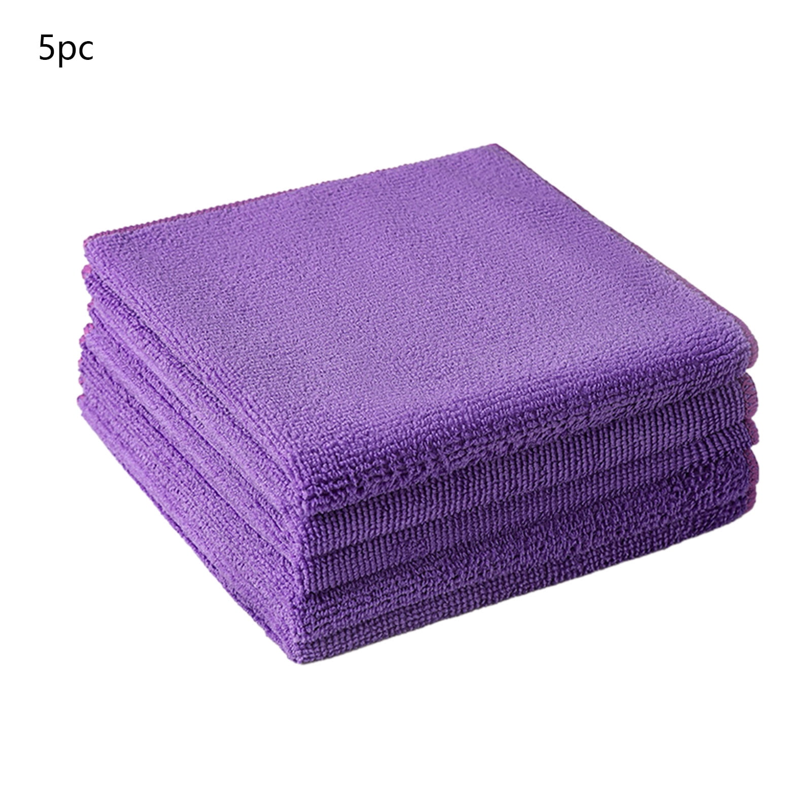 Rags for Cleaning 5Pc Thickened Rags Kitchen Dishcloths Absorbent Wiping Table Wiping Car Cleaning Towel Dishcloths for Kitchen