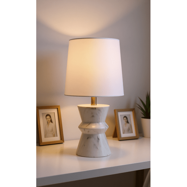 Mainstays 16 inch Polyresin Table Lamp