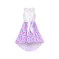 thumbnail image 1 of Girls Dress Lace Hi-lo Sundress Fish Scale Mermaid Tale Sleeveless 12 Years, 1 of 1