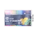 thumbnail image 3 of Chmadoxn Home Office Furniture 120ml Large Capacity Double Ended Watercolor Pen Set For Children Washable Non Staining Colored Marker For Doodling And Cartoons Outlining PlasticWatercolor marker, 3 of 7